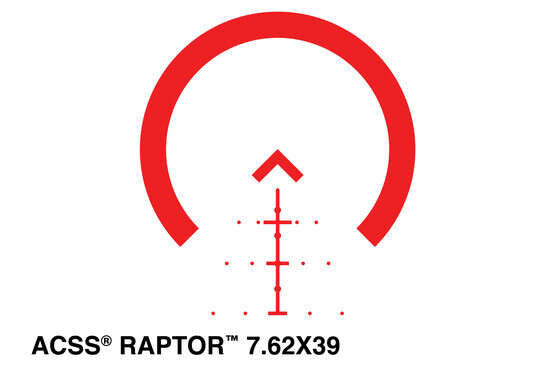 Primary Arms 1-6x24mm First Focal Plane glass etched ACSS Raptor 7.62 Reticle - Red Illumination